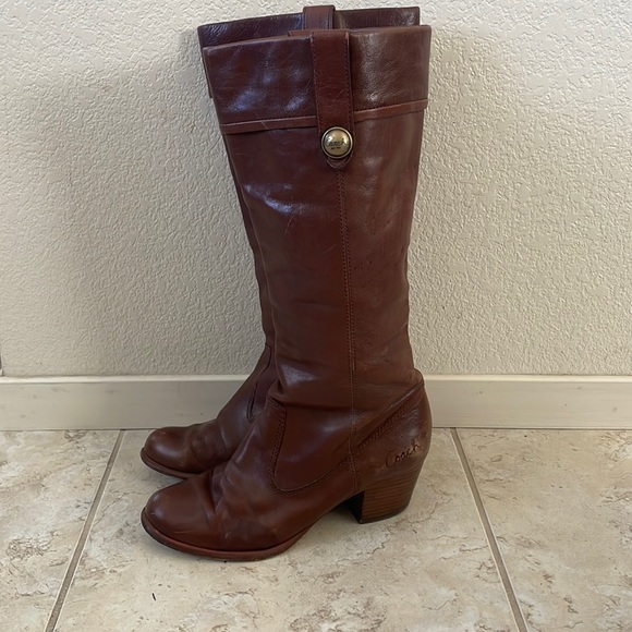 Coach Shoes - Coach - fayth tan leather boots